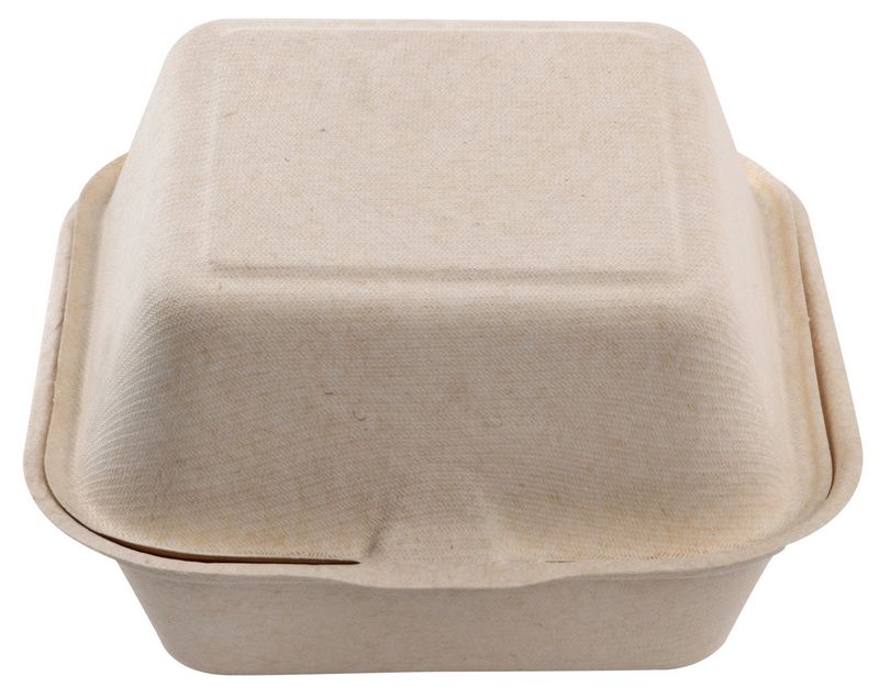 Caixa Hamb�rguer 16 OZ 480 ML Baga�o Cana A�ucar Creme  25 Unidades