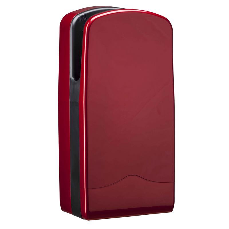 Secador de m�os V-JET VELTIA Triblade cor cereja