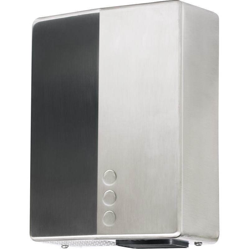 Secador de m�os BIGFLOW EVO a�o inoxid�vel sensor electr�nico. A cabamento escovado