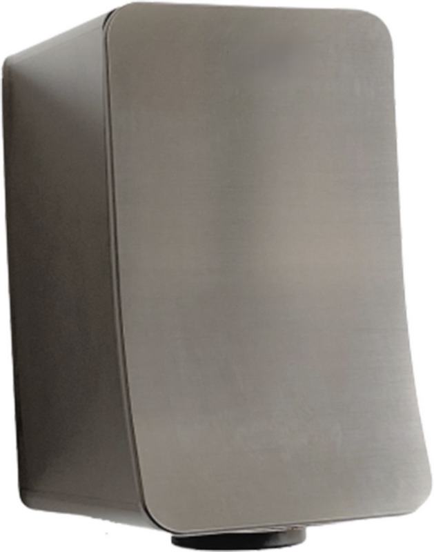 Secador autom�tico FUSION com secagem ultra-r�pida e silenciosa, fabricado em a�o inoxid�vel, equipado com luzes germicidas UV-C. Acabamento escovado
