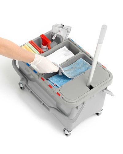 Esta��o de servi�o de limpeza Cinzento Roller LCM 28 Lt 