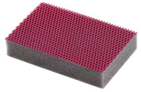 Esponja EVO Prof  13,5 X 9 CM. Pack 4 Unidades (HACCP) Vermelho 