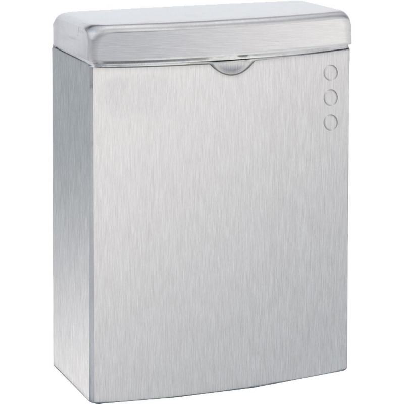 Contentor higiene em a�o inoxid�vel AISI 304 escovado + tampa 5L