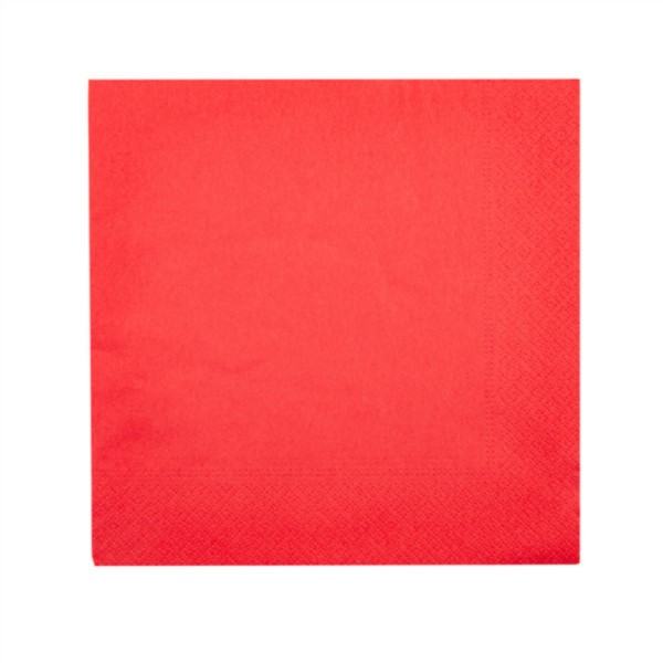 GUARDANAPOS ECOLABEL 2 FOLHAS 18 G/M2 39x39 CM ENCARNADO TISSUE (1600 UNIDADE)