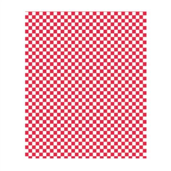 PAPEL ANTI-GORDURA FAST FOOD PFAS FREE 'RED FITIPALDI' 35 G/M2 28x34 CM BRANCO PERG.ANTI-GORDURA (1000 UNIDADES)