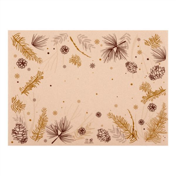 Toalhete  'WINTER' 48 G/M2 31x4 3CM Ntural Reciclado 500 Unidades 