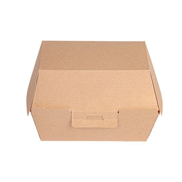 Caixa LUNCH BOX THEPACK 275G/M2 22x13,5x9 CM Natural  Carto Ondulado Nano-Micro 50 UInidade