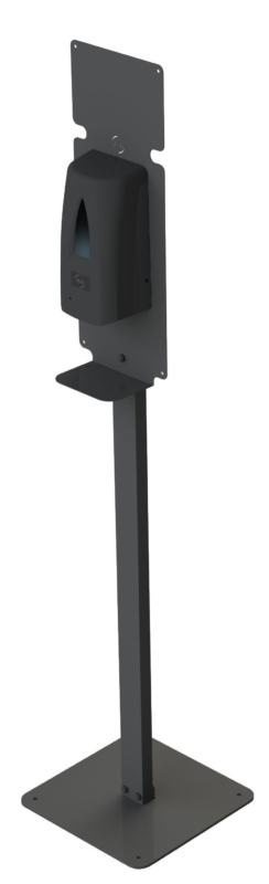 Esta��o de desinfe��o das m�os Doseador Automatico Preto