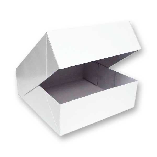 Caixa P bolos cartolina (fundo + tampa) 17 X 12 X 6 - P/6 Pack 100  Unidades