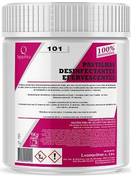 LQ-101 SANIBLOC Pastilhas Desinfectantes Efervescentes 1 kg
