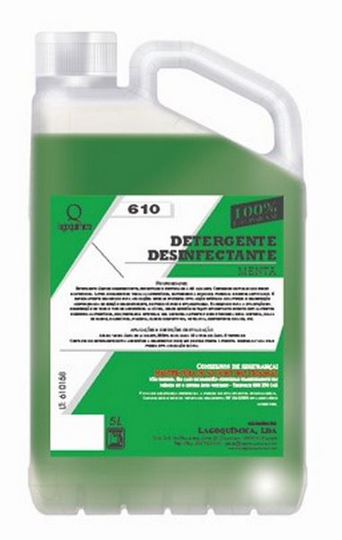 LQ-610 BACTMENTA Detergente Desinfectante Bactericida 5 lt