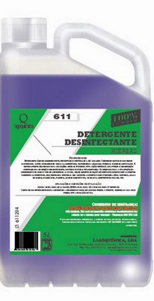 LQ-611 BACTHIERBAS Detergente Desinfectante Bactericida 5 lt
