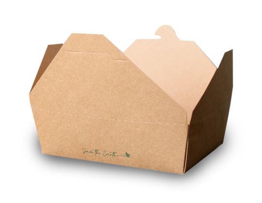Caixa Cart�o Take Away Kraft  Rectangular 215 X 160 X 90 - 2800 ml - 40  Unidades