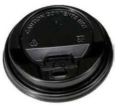 Tampa Preta Sip P Copo De Papel - 8OZ-240ml-0/80 mm Manga 50 Unidades