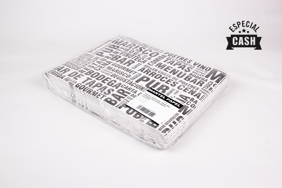 Toalhete papel 30x40 Branco 40gr Deco. Gourmet  500 Unidades