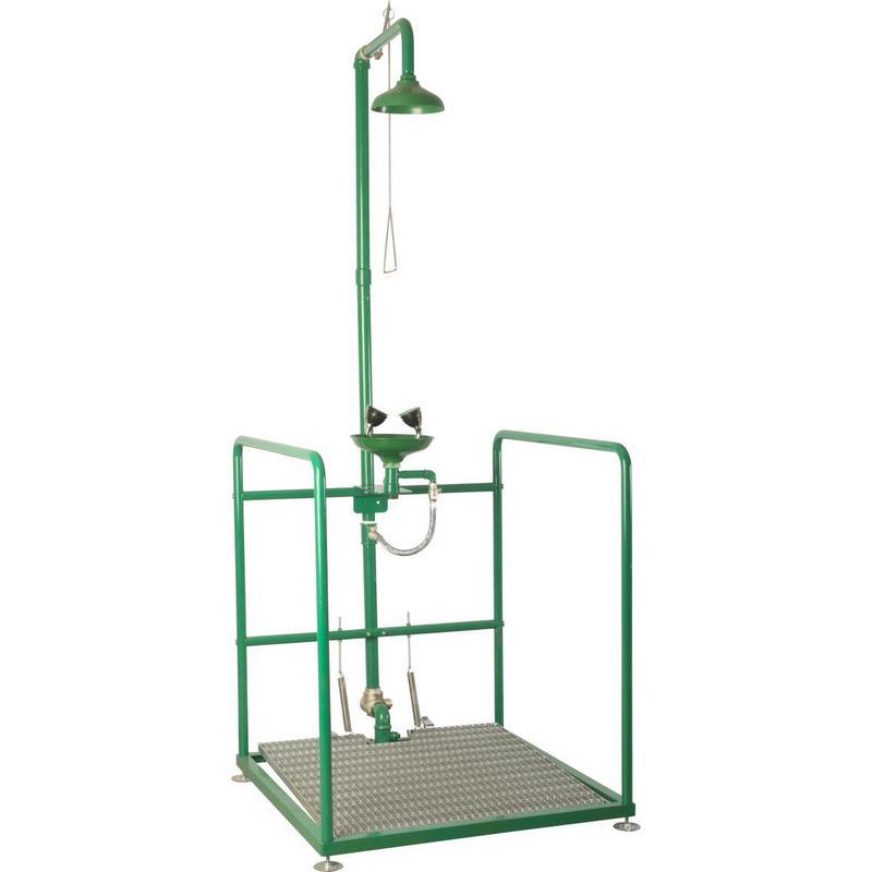 Cabine Combina��es de lavagem ocular-duche