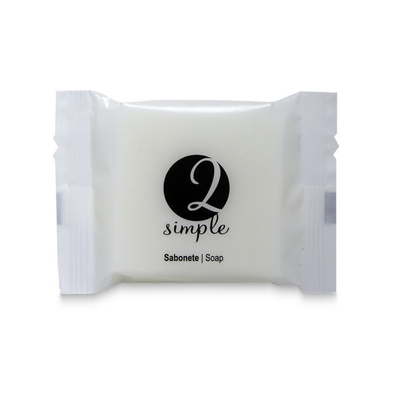 Sabonete Vegetal Flowpack 10 Gramas 2Simple - 100 Unidades