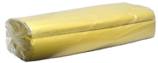 Saco plstico de lixo Medida: 900x1300 Amarelo Embalagem: 10Kg.