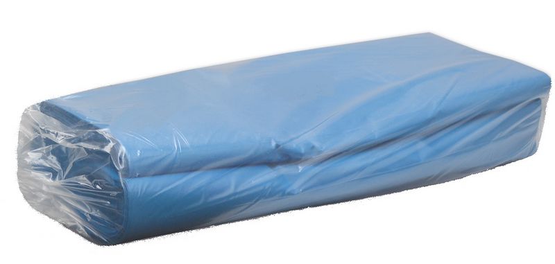 Saco plstico de lixo Medida: 900x1300 Azul Embalagem: 10Kg.