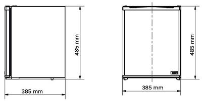 Minibar com porta maci�a - 30 litros, Maci�a