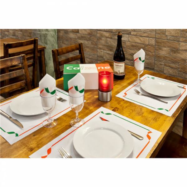 GUARDANAPOS ECOLABEL DOUBLE POINT - TRATTORIA 18 G/M2 40x40 CM BRANCO TISSUE