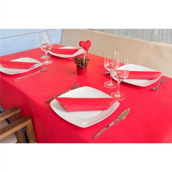 Guardanapo 33x33 Pasta Ponto/Ponto VERMELHO 30x50=1500 Folhas