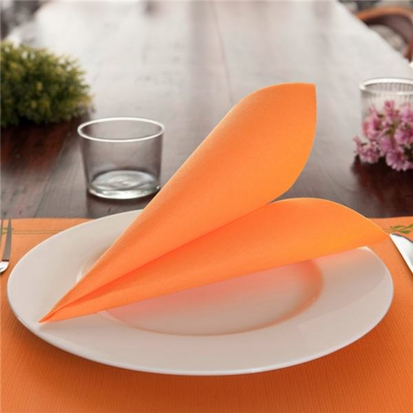 GUARDANAPOS Ponto Por Ponto18 G/M2 39x39 CM LARANJA  TISSUE (1200 UNID.