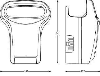 Secador de m�o Ar For�ado EXP AIR Kids branco