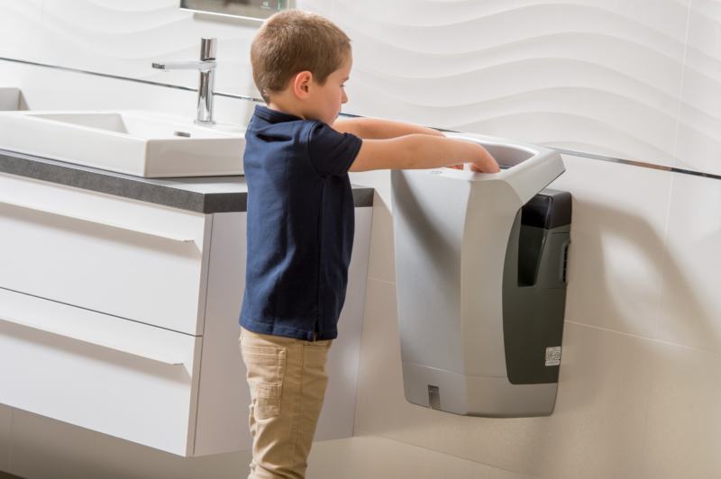 Secador de m�os Stell'Air cinza metalizado
