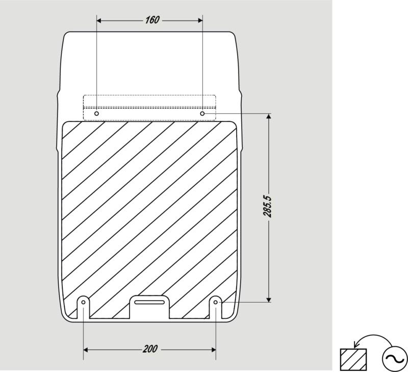 Secador de m�os Stell'Air cinza metalizado